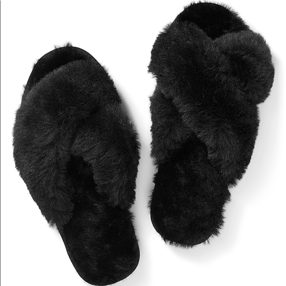 Emu Australia Mayberry black sheepskin slides new in box - 7